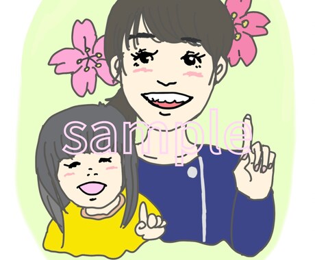 ほっこり似顔絵お届けします 〜この世界に１つだけのイラストで日常に彩りを〜 イメージ2