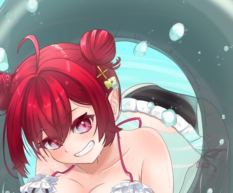 等身キャラクターを描きます 【肩上3,600円〜】Live2Dパーツ分け立ち絵も◎ イメージ1
