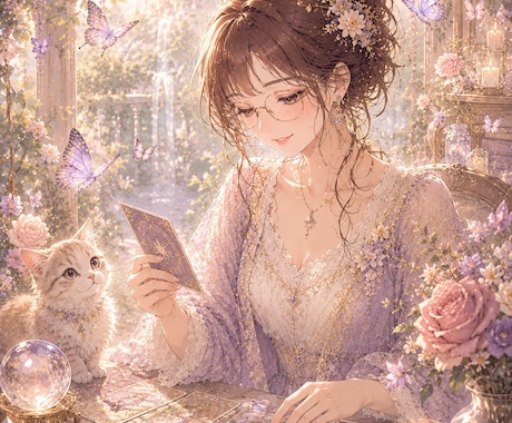 気になるあの人の気持ち、タロットで読み解きます 心に寄り添い、前向きになれる鑑定を意識しています イメージ1