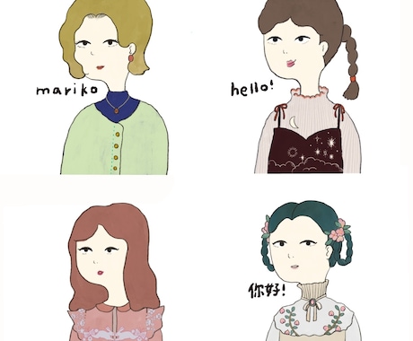 お？ってなる、服までお洒落な目惹くアイコン描きます 広告デザイン歴15年。興味を惹かれる見せ方で、描きます。 イメージ2