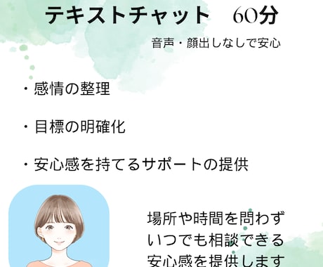 親子関係や夫婦関係の改善を支援します 早朝深夜対応可★60分間チャット★顔出しなし・音声なしで安心 イメージ1