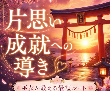 お相手の魂を霊視し、秘めた本音を降ろします ◆片思い成就への最短ルート・未来霊視メッセージ イメージ2