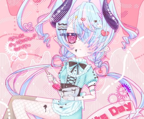 ご希望に沿ったイラストを描きます SNSや動画に！ミニキャラや可愛いイラスト描きます！ イメージ2