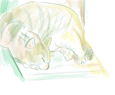 愛しいペットちゃんのイラスト描きます 優しく温かいタッチで(*´ー｀*) イメージ2