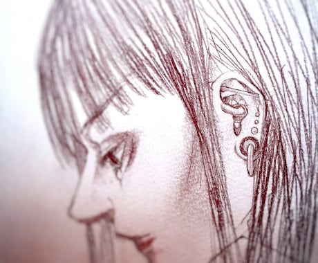 ピアスを開けたカッコいいイラスト描きます ピアスをこよなく愛し、ピアスで自己を表現したい方へ イメージ1