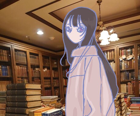 お持ちの写真の人物だけイラスト化します 写真の魅力はそのままで楽しめる、なんだか新しい絵との融合 イメージ1