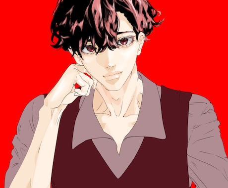かっこいい男の子描きます かっこいい男の子イラストを皆様にお届けしたいです!!!! イメージ2