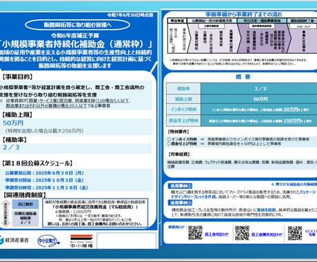 小規模事業者持続化補助金の計画を作成支援します あなたの挑戦をカタチに。持続化補助金計画策定はお任せください イメージ1