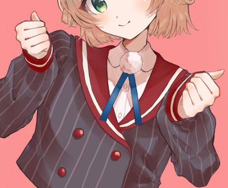 1枚絵描きます 可愛い顔の女の子から、かっこいい男の子のキャラクターまで！ イメージ2