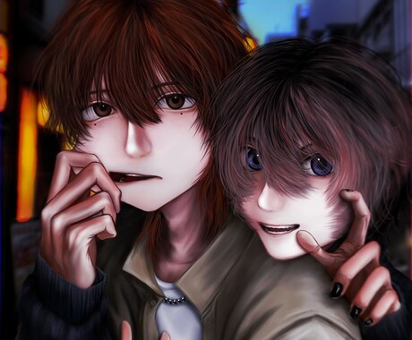 人物イラスト/ご希望に合わせた絵を描きます ショタや男性を描くのが得意です！可愛い女の子も描けます！ イメージ2