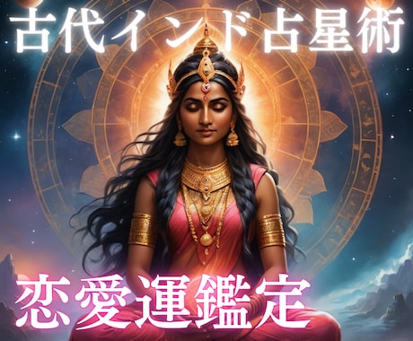 あなたの【恋愛運】を古代インド占星術で鑑定します 古代インド占星術で丁寧に恋愛鑑定～星の導きで運命の恋を～ イメージ1