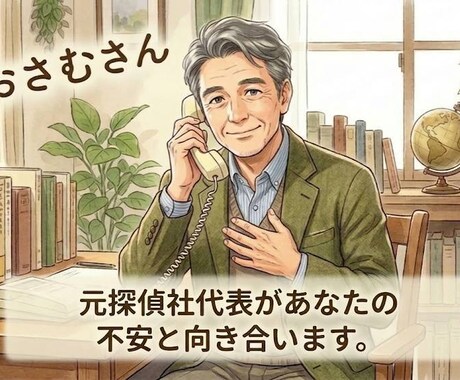 パートナーへの不信感をお聞きして分析します あなたの味方になって解決策を考えます。一人で悩まず「治」まで イメージ1
