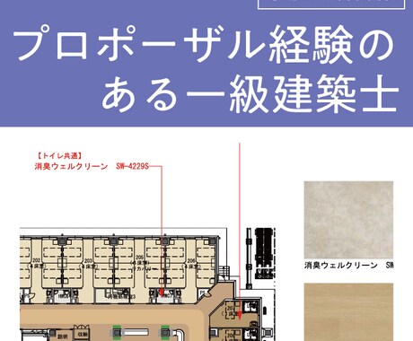 分かりやすい提案図面を作成します 住宅、事務所、店舗、用途は問いません。 イメージ2