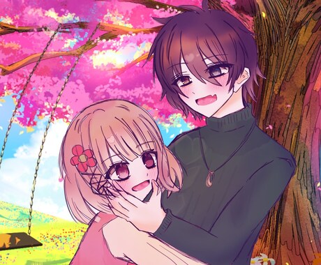 追加料金発生❌アイコンにもできるイラストを作ります イラスト書きます夢絵でも〇お安く書けます イメージ1