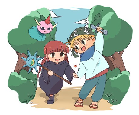 安くて早い！良いクオリティーを提供します 可愛いゆるめのアイコンを描きます！ イメージ2