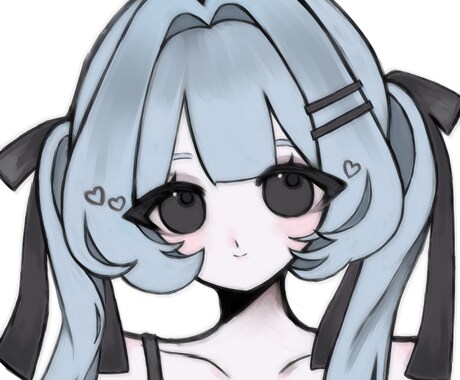 闇可愛いSNSアイコン描きます 仄暗い＆可愛いが好きなあなたへ イメージ1
