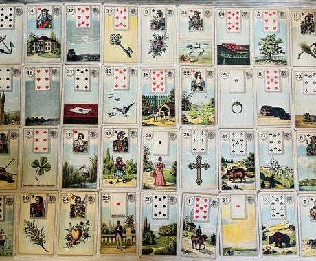 チャット180分【グランタブロー】の読み方教えます ルノルマンカード読み方を習得しながら未来予測してみませんか♪ イメージ2