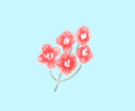 最短即日◯お花のイラストお描きします ⁂誕生花やお好きな花など、SNSのアイコンにも◯ イメージ2