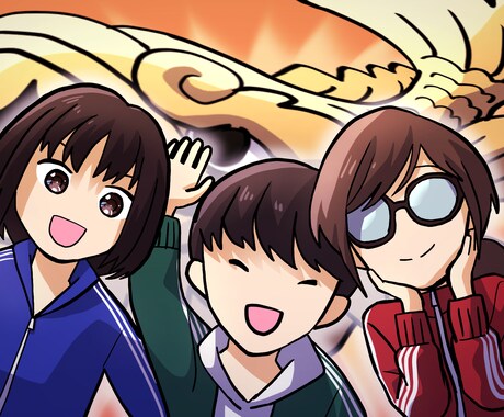 アイコンに最適！ オーダーメイドイラスト描きます ご自身や友達の似顔絵、もしくはオリジナルキャラクターでも可！ イメージ2