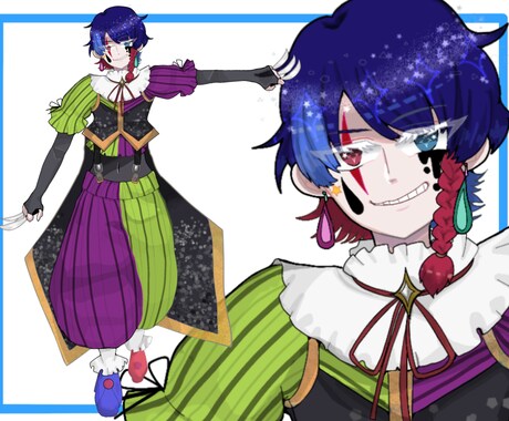 TRPGで使う立ち絵をお描きします 配信や動画などにもどうぞ！デザインの一任もお任せください。 イメージ2