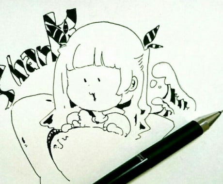 もぐもぐイラスト描きます ＼ゆるかわいい◎ぷちっと似顔絵／ イメージ2