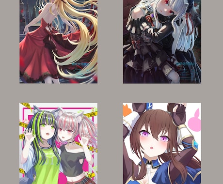 一枚絵イラストの制作をいたします キャライラストの1枚絵の制作をいたします！ イメージ2