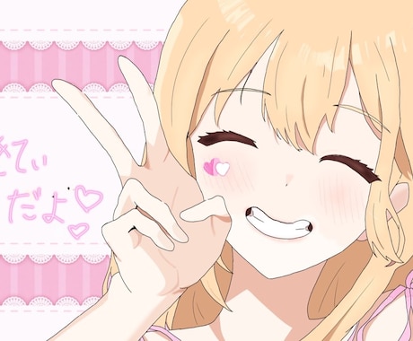 かわいい女の子の立ち絵・サムネ・キャラデザ描きます あなたの理想、ぜんぶ詰め込みます。 イメージ2