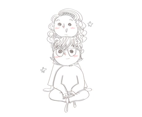 ゆるかわ似顔絵描きます ゆるく可愛い似顔絵描きます！アイコンにピッタリ！ イメージ1
