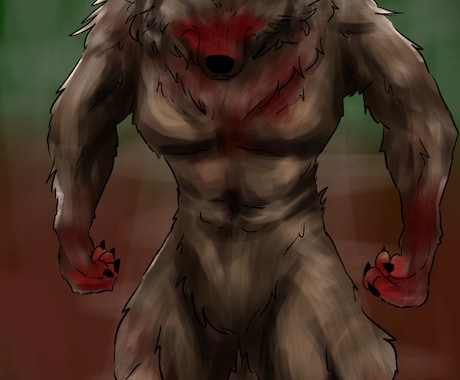リアルでかっこいい獣人のイラスト描きます 野生と迫力を追求したイラストです イメージ2