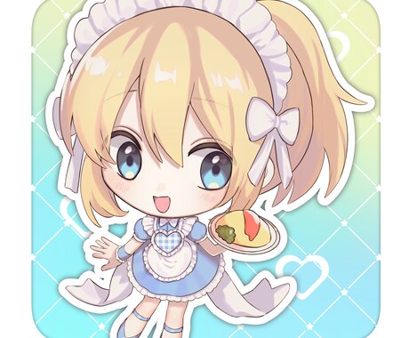 SALE☆かわいいミニキャライラストを描きます お手軽にうちの子のSDイラストが欲しい方へ♡ イメージ2