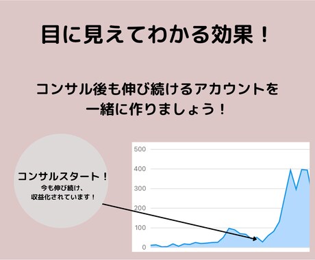 スモールアカウント専門でインスタコンサルをします 実績ありのコンサルタントが今後何をしたら良いかお伝えします イメージ2
