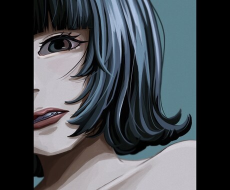 印象に残る魅力的なアイコン・イラスト描きます 大人っぽい！SNSや配信活動で覚えられやすい！背景や1枚絵◎ イメージ1