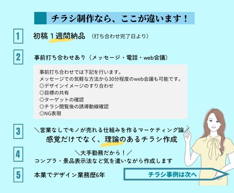 目標達成できるチラシ作ります 安くて高品質なチラシやポスターを作成します⭐︎ イメージ2