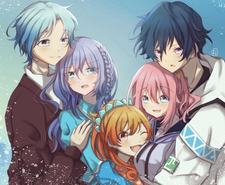 明るく美しいイラストを描きます アイコン・サムネイル（１枚絵）・動画配信・立ち絵などに是非！ イメージ2