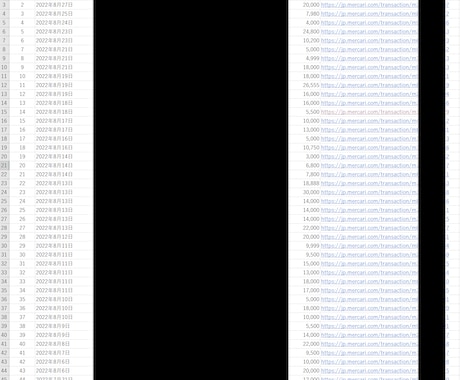 メルカリの売買履歴をボタン一つで取得します 面倒だった手作業をExcel　VBAを使って解決できます。 イメージ2
