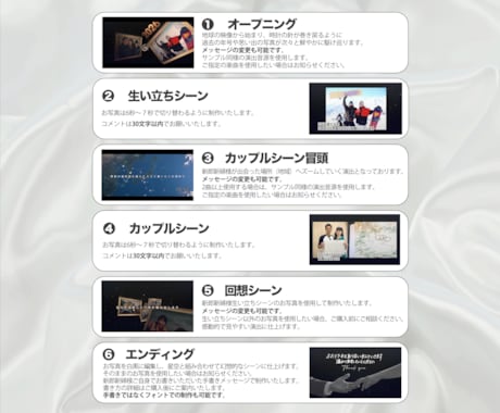 プロフィールムービー | タイムトラベル制作します 【新発売】 TIME TRAVEL | 5名様特別価格 イメージ2