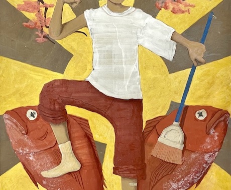 インテリアなど飾ることのできる日本画を描きます イメージ1