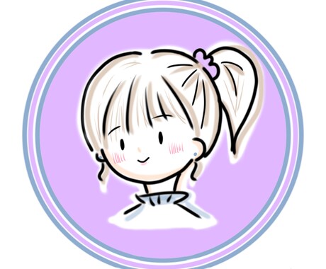 ふんわり♡アイコンお作りします ゆるふわシンプルSNSアイコン イメージ2