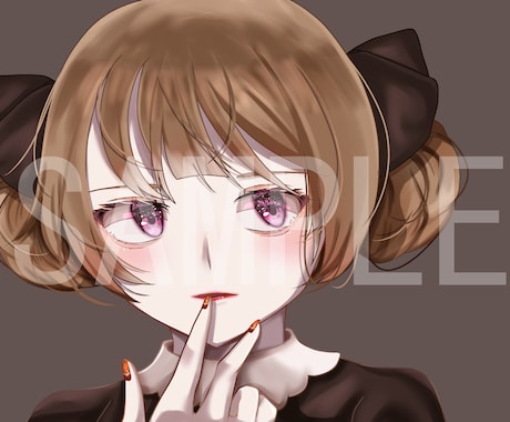 あなただけの可愛いレトロな女の子イラスト描きます 何か一つの物を題材にしたレトロ風女の子を描きます。 イメージ2
