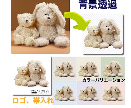 最短即日！EC、グッズ作成用等画像切り抜きできます 迅速対応✨面倒な背景透過や文字入れ、各サイト向けサイズ調整等 イメージ2