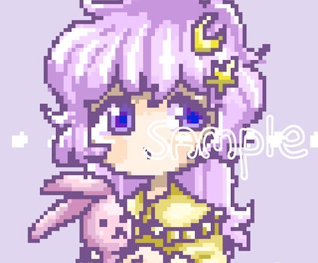 ドット絵な可愛いアイコン作成いたします ドット絵でゆめかわな女の子を描きます！男の子もOK！ イメージ2