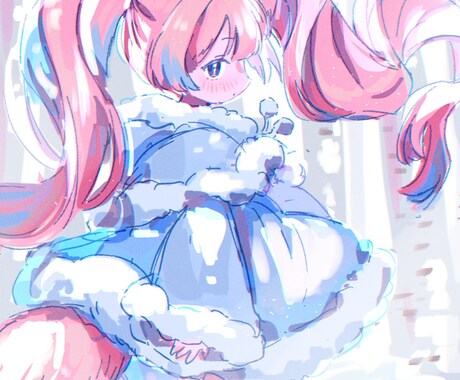 かわいい1枚絵・アイコンを制作いたします あなたのイメージ通りのイラストをご提供します イメージ2