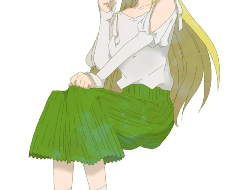 アニメ風全身立ち絵描きます おまけ程度に動物や機械もOKです！ イメージ1