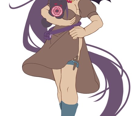 ファンタジー要素ある全身絵を描きます シンプルファンタジーなキャラクターを描きます！ イメージ2