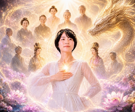 ご先祖様や守護霊様からのメッセージをお伝えします 降りたまま霊視でお伝えします☘️ヒーリング・エネルギー調整も イメージ1