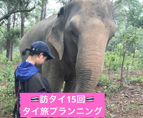 ビギナーさんのタイ旅を一緒に考えます 訪タイ歴15回、子連れ・1人旅・友人旅での経験をシェアします イメージ1