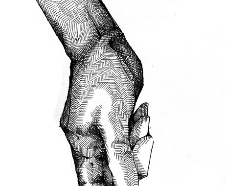 線画一点もの／あなたの「手」描きます あなたの今を残すための手のアート イメージ2