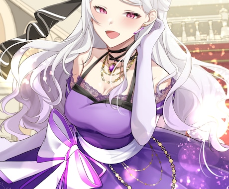 可愛い女性キャラの配信イラスト制作します 自分だけの可愛い配信イラスト全般描かせて頂きます！ イメージ2