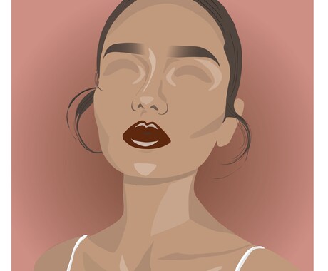ミニマルでおしゃれな雰囲気の似顔絵を作成します SNSなどのアイコン用にあなたを外国人風なイメージにします！ イメージ2