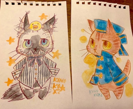 デフォルメ猫ちゃんイラスト描きますニャ！ます 世界でひとつしかない